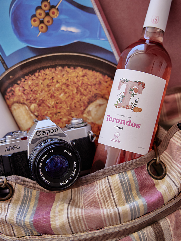 Botella de vino Torondos Rosé